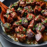 Garlic Butter Steak Bites Ready to Serve