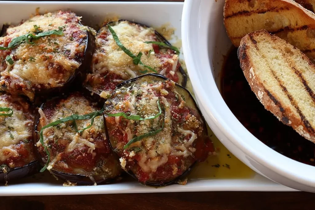 Garlic Parmesan Grilled Eggplant on the Grill