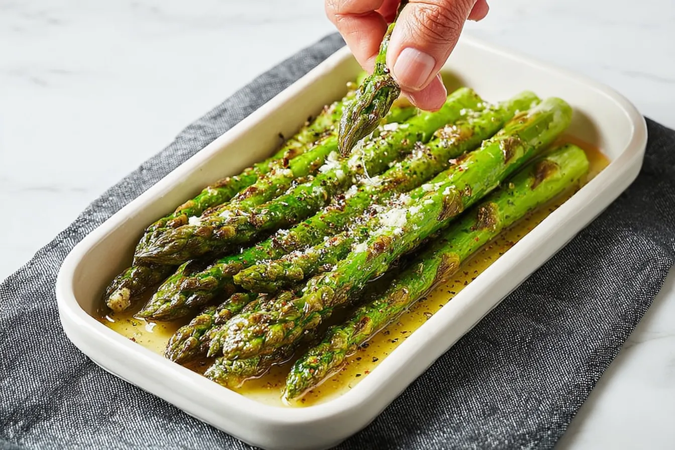 Grilled Asparagus with Lemon Butter