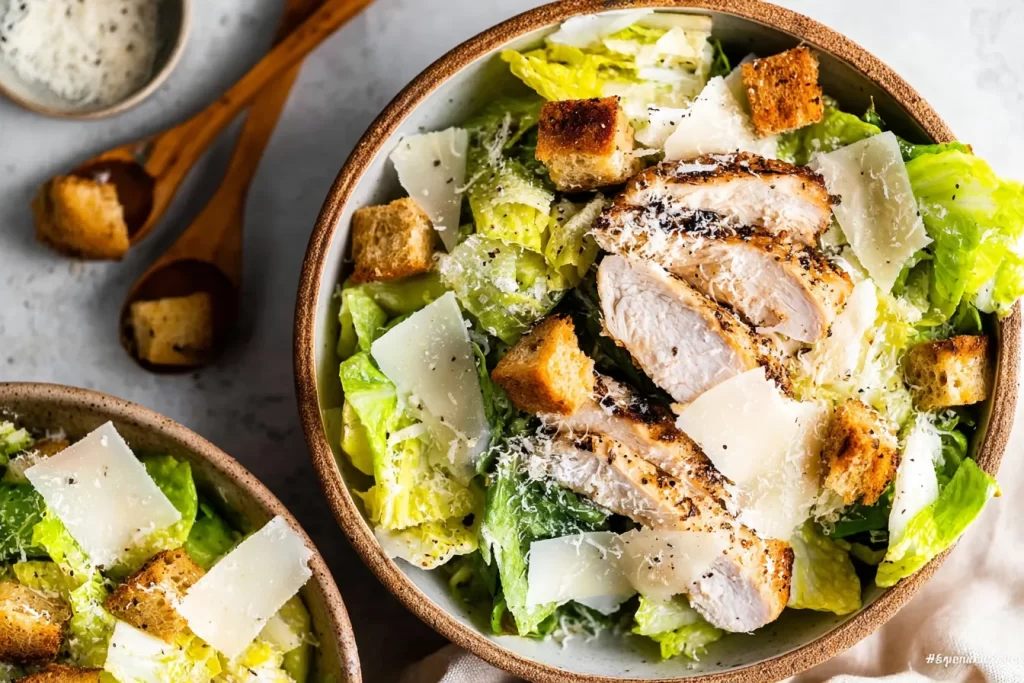 Grilled Chicken Caesar Salad Ready to Serve