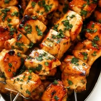 Perfectly Grilled Chicken Skewers on the Grill