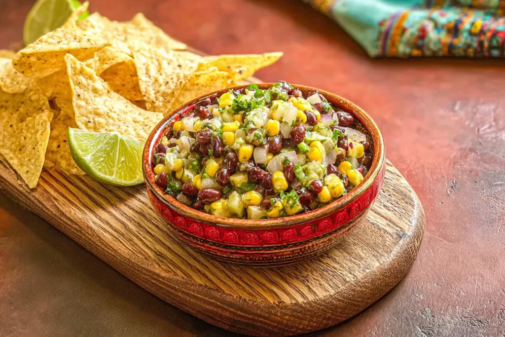 Delicious Grilled Corn and Black Bean Salsa