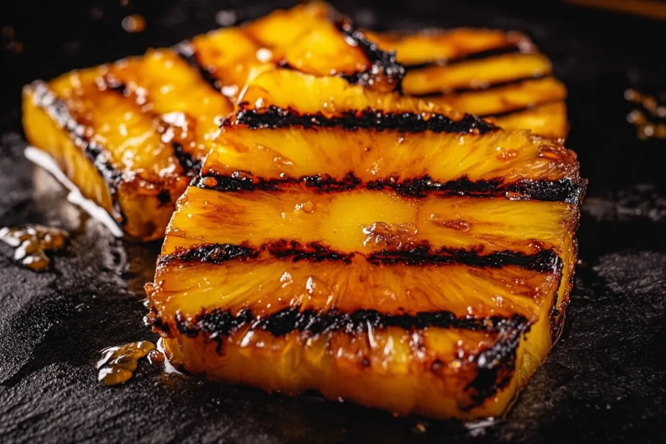 Grilled Pineapple with Brown Sugar Glaze