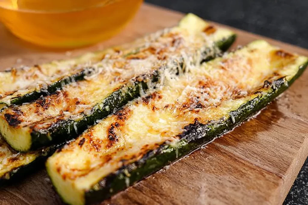 Grilled Zucchini with Parmesan - Delicious Summer Side