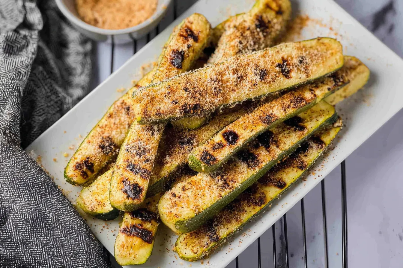 Grilled Zucchini with Parmesan