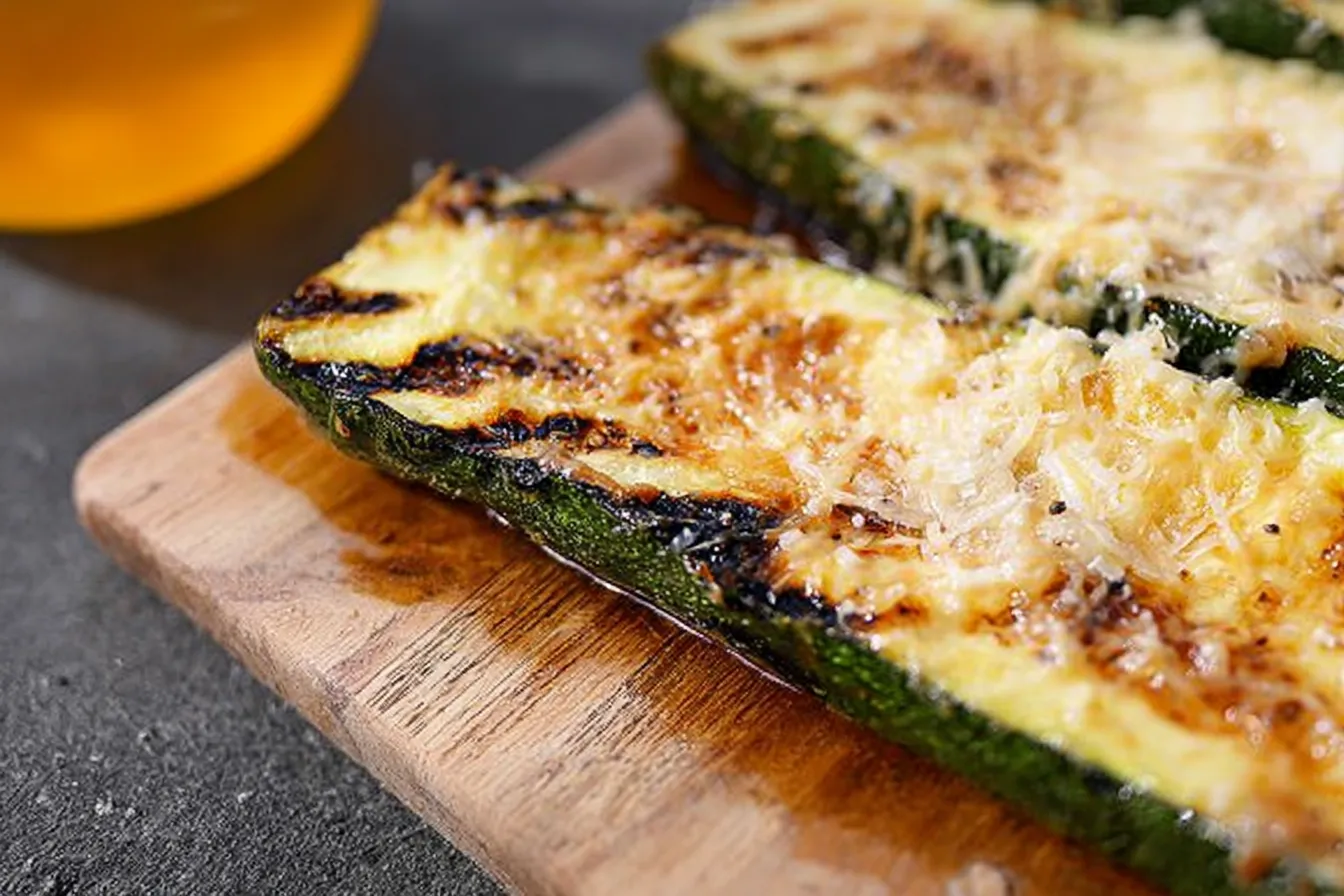 Grilled Zucchini with Parmesan