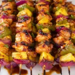 Delicious Hawaiian Chicken Skewers on the Grill