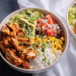 High-Protein Chicken Burrito Bowl - Wholesome & Delicious