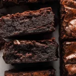 Delicious Homemade Brownies Freshly Baked