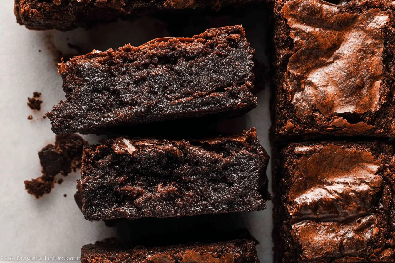 Delicious Homemade Brownies Freshly Baked