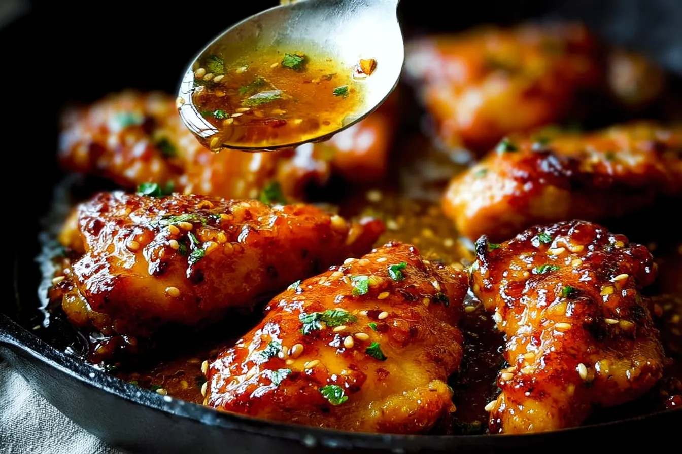 Honey Garlic Chicken Thighs
