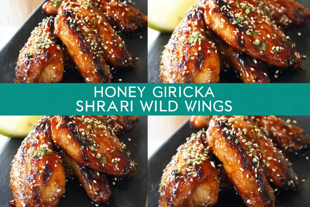 Honey Sriracha Grilled Chicken Wings Platter