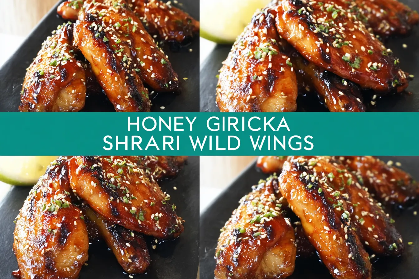 Honey Sriracha Grilled Chicken Wings Platter