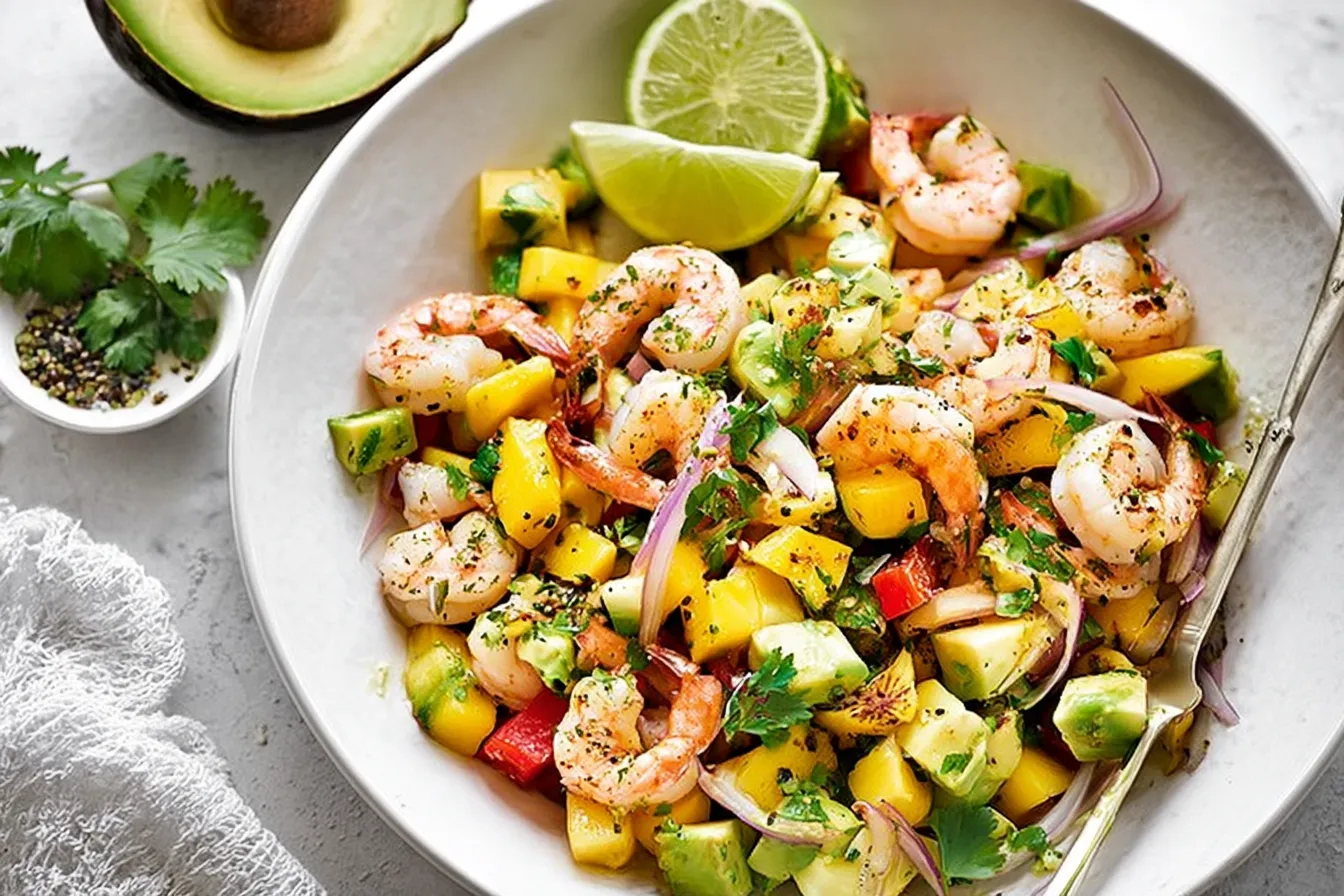 Mango Avocado Shrimp Salad