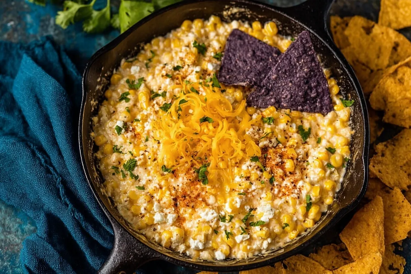 Mexican Street Corn Dip in a Bowl
