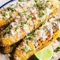 Delicious Mexican Street Corn (Elote) on a Grill