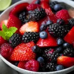Mixed Berry Fruit Salad Bowl