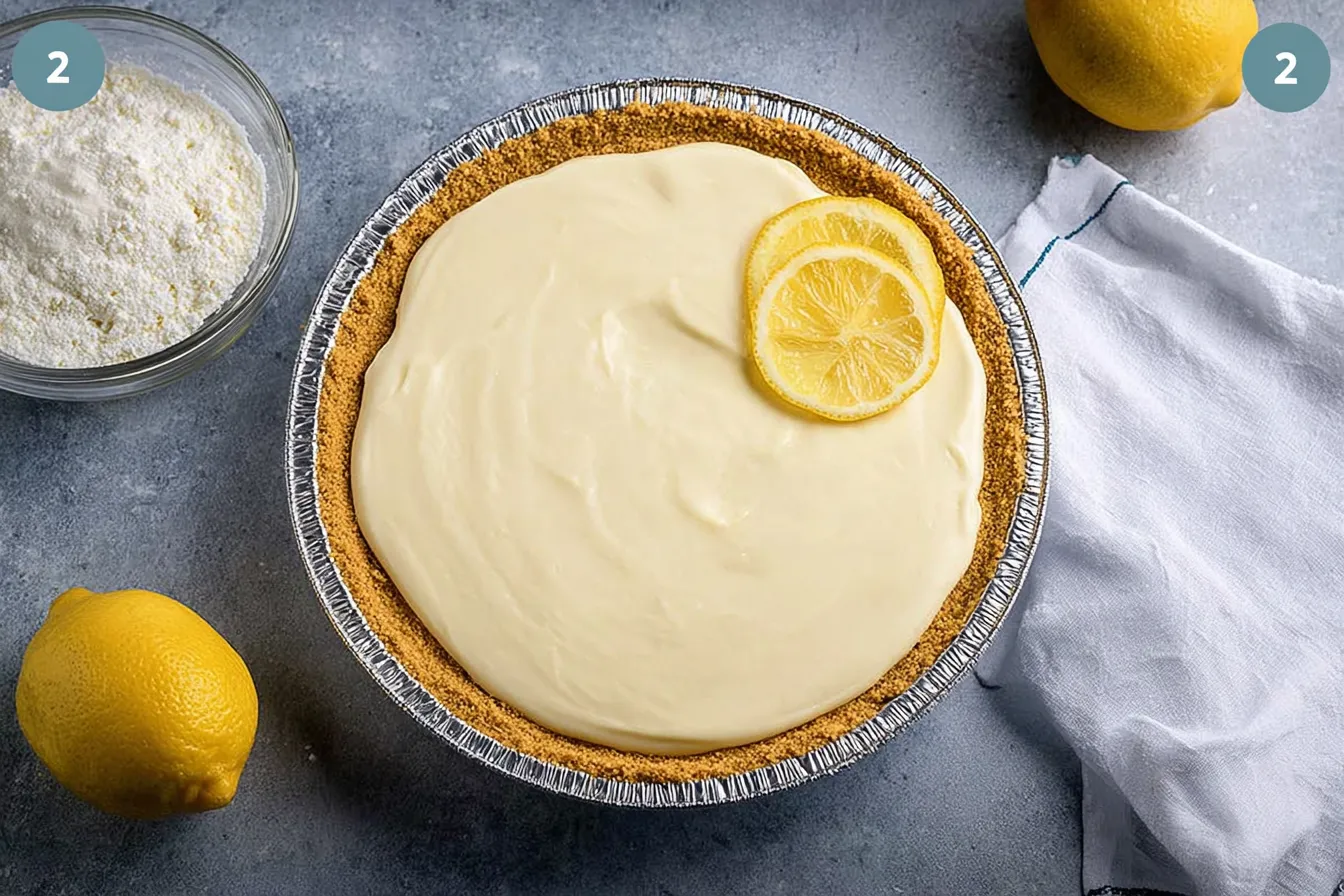 No-Bake Lemon Icebox Pie