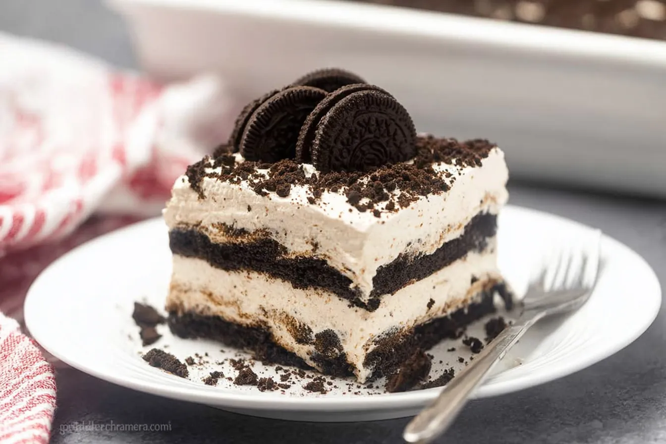 No-Bake Oreo Icebox Cake