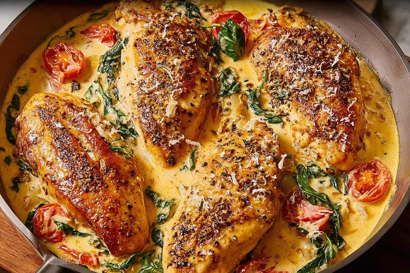 One-Pan Creamy Tuscan Chicken