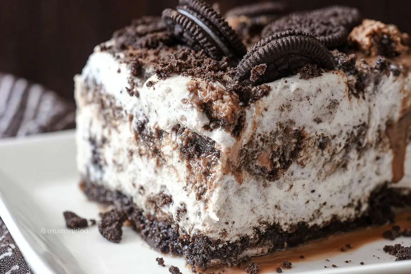 Oreo Ice Cream Cake - A Delicious Slice of Joy