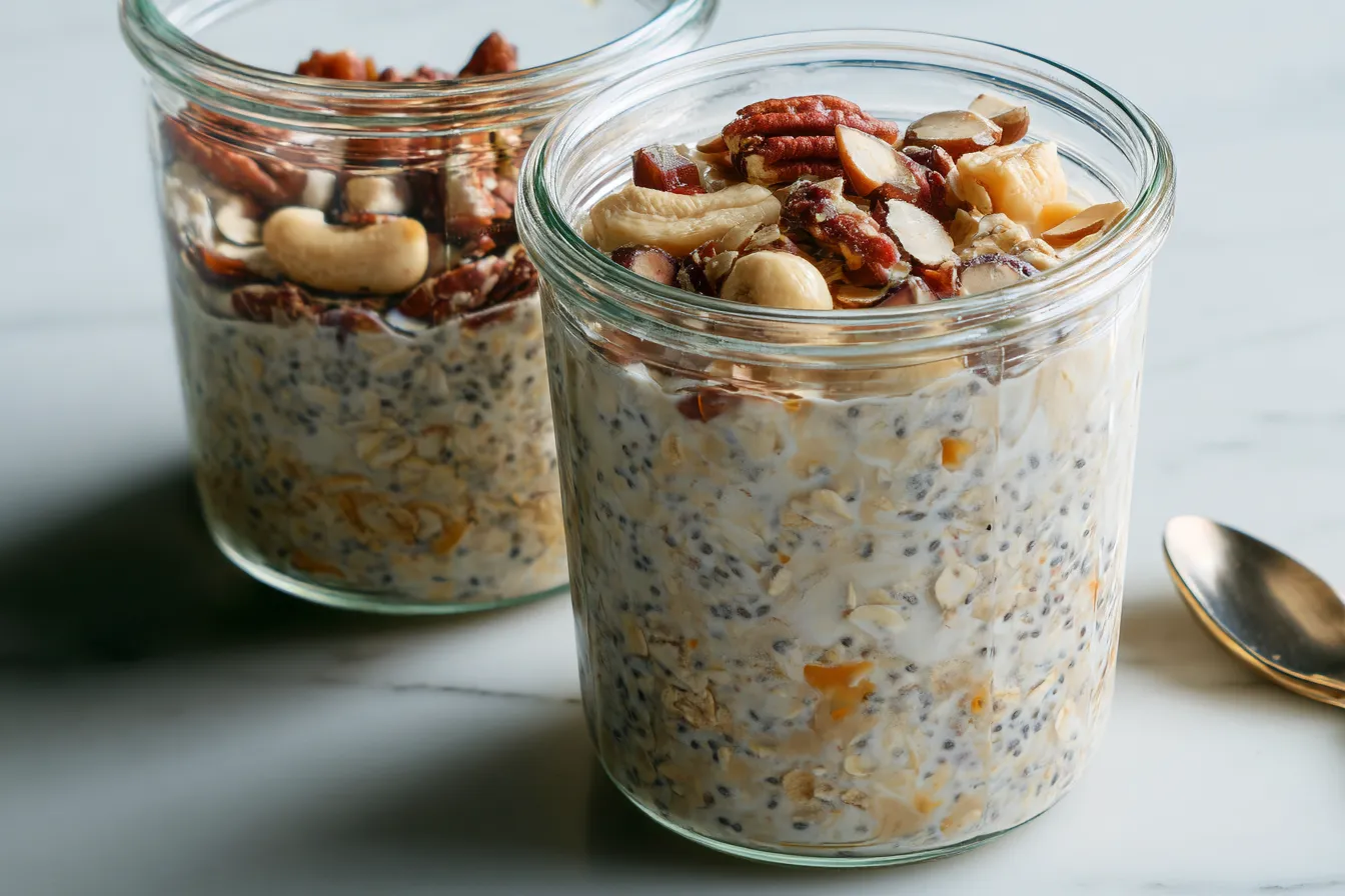 Delicious Overnight Oats in a Jar