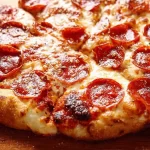Pepperoni Lover's Pizza Fresh Out of the Oven
