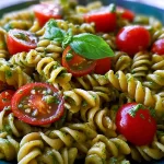 Delicious Pesto Pasta with Cherry Tomatoes