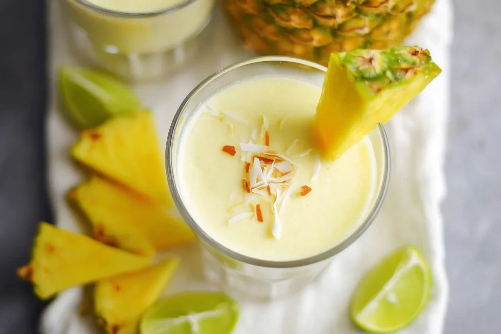 Refreshing Pineapple Coconut Smoothie