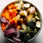 Colorful Roasted Vegetables Platter