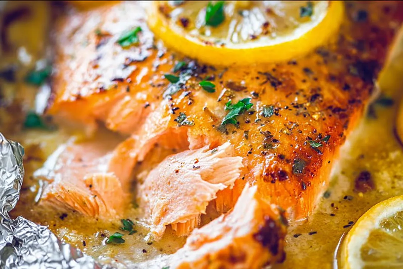 Sheet Pan Lemon Herb Salmon with Vegetables