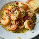Delicious Shrimp Scampi Plated with Garlic Butter