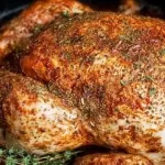 Slow Cooker Roast Chicken with Rich Gravy