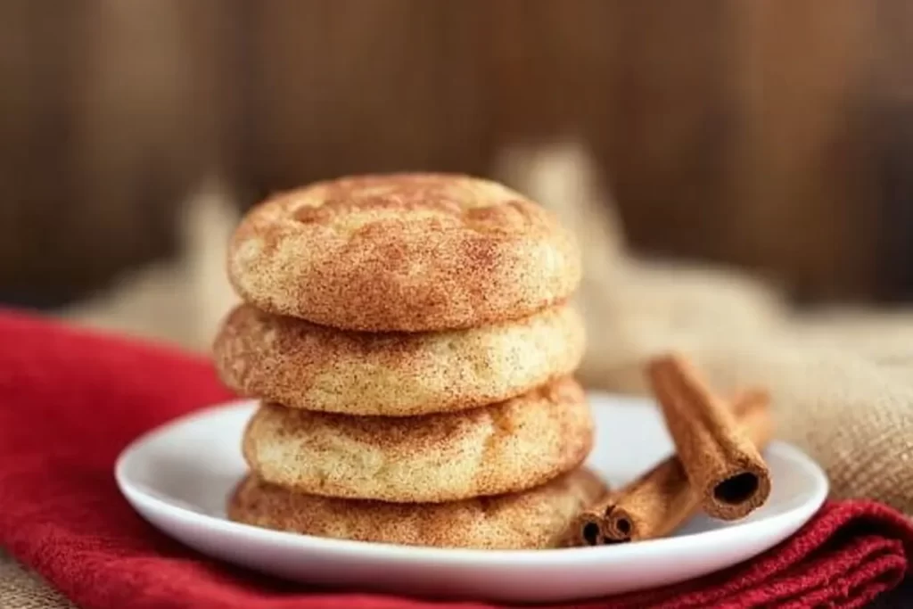 Delicious Snickerdoodle Cookies on a Plate