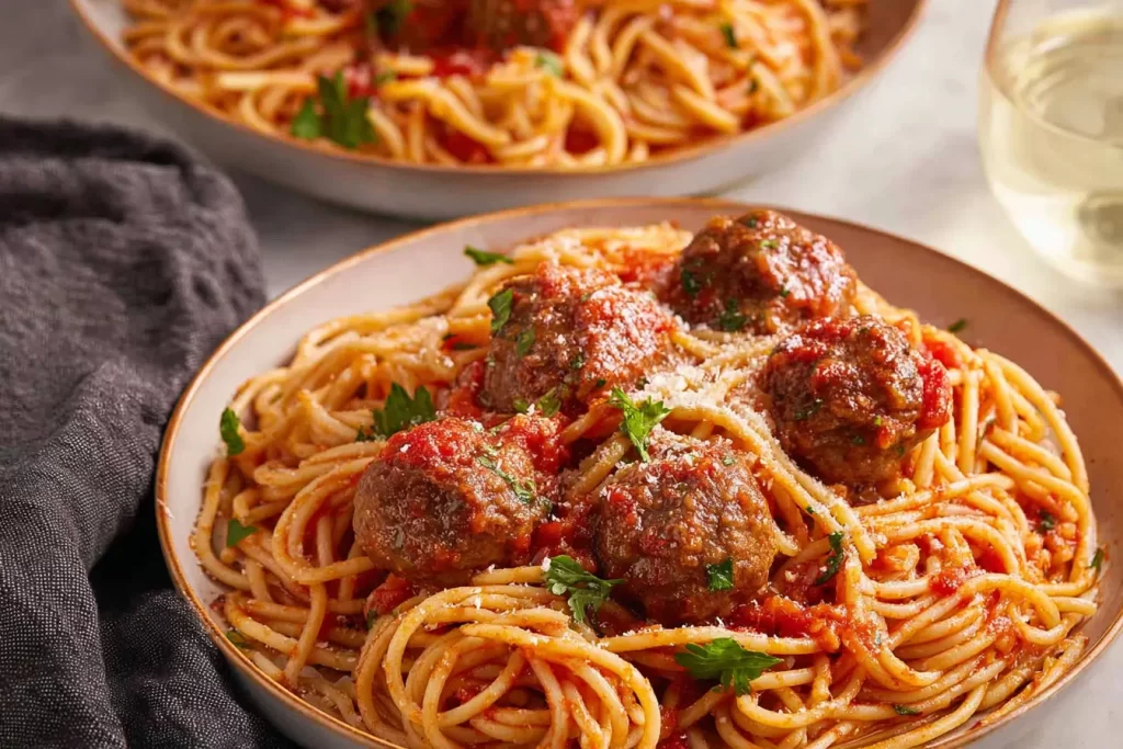 Spaghetti and Meatballs - Delicious Family Dinner