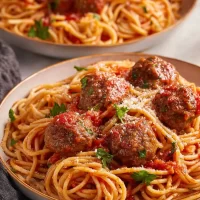 Spaghetti and Meatballs - Delicious Family Dinner