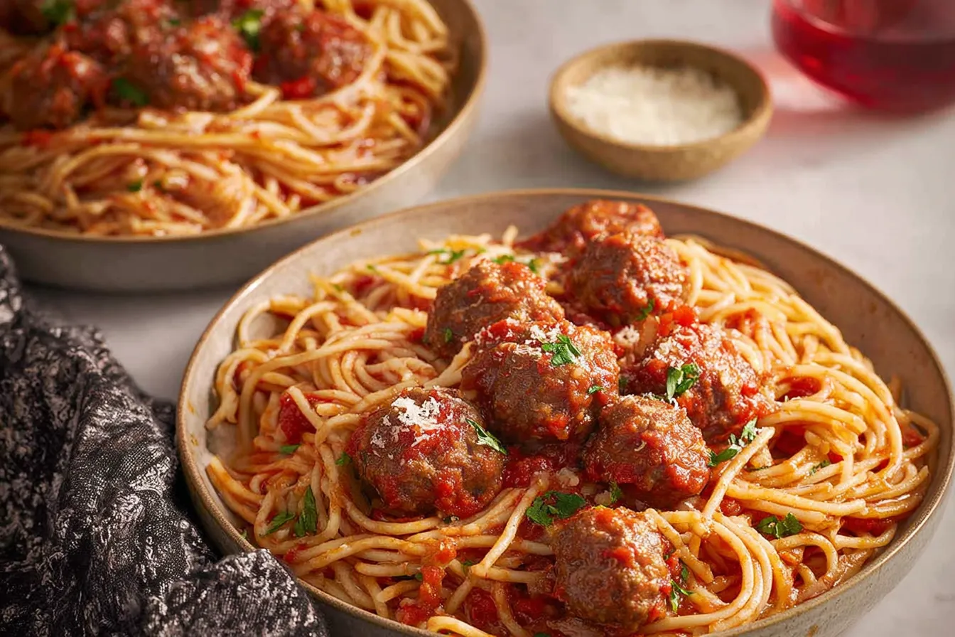 Spaghetti and Meatballs