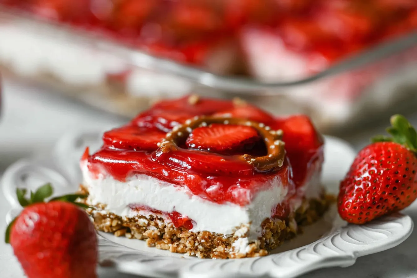 Strawberry Pretzel Salad