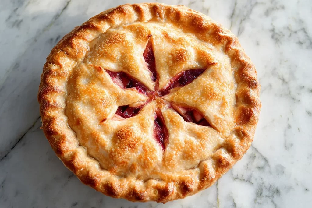 Delicious Homemade Strawberry Rhubarb Pie