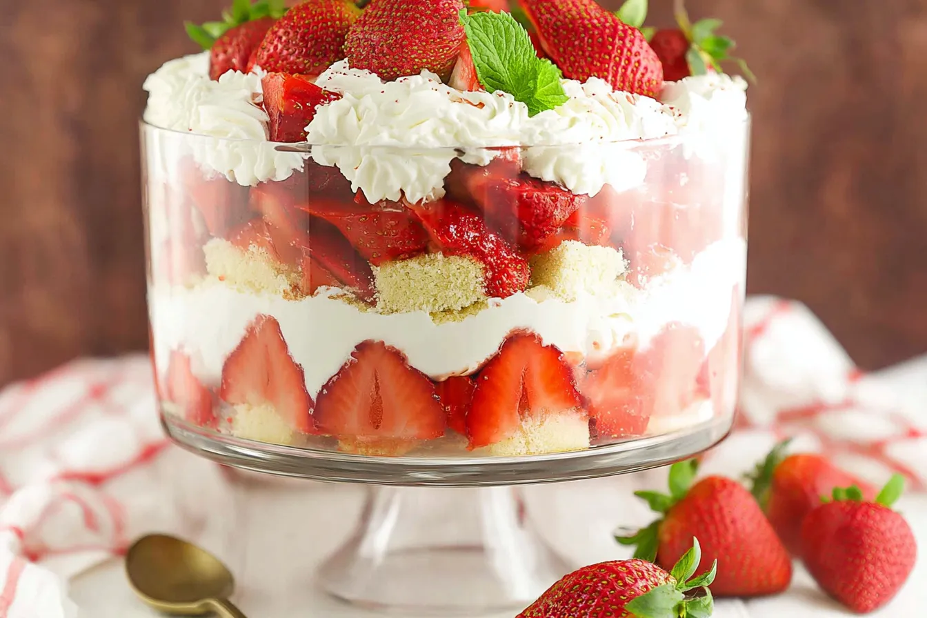 Strawberry Shortcake Trifle