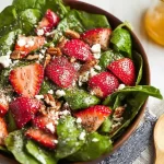 Strawberry Spinach Salad with Poppy Seed Dressing