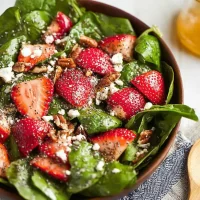 Strawberry Spinach Salad with Poppy Seed Dressing Recipe Strawberry Spinach Salad with Poppy Seed Dressing