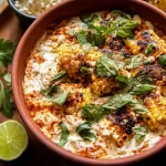 Delicious Street Corn Dip (Elote Dip) Served in a Bowl