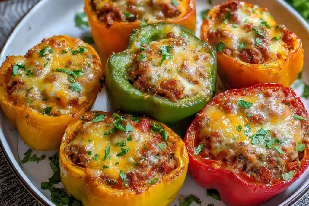 Stuffed Bell Peppers Ready to Serve