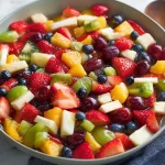 Vibrant Summer Fruit Salad with Honey Lime Dressing