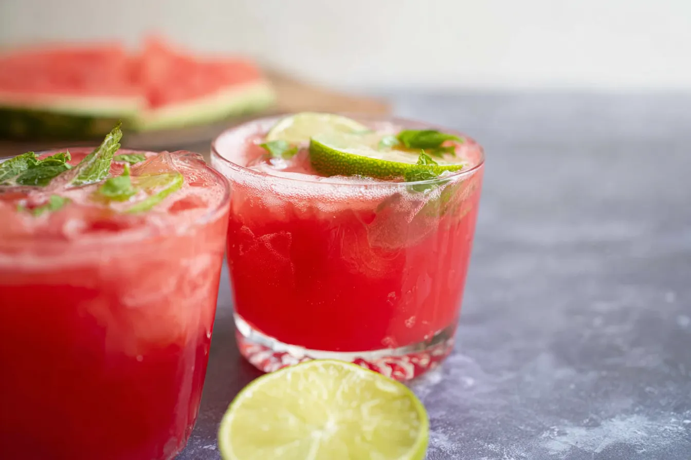 Watermelon Limeade Punch
