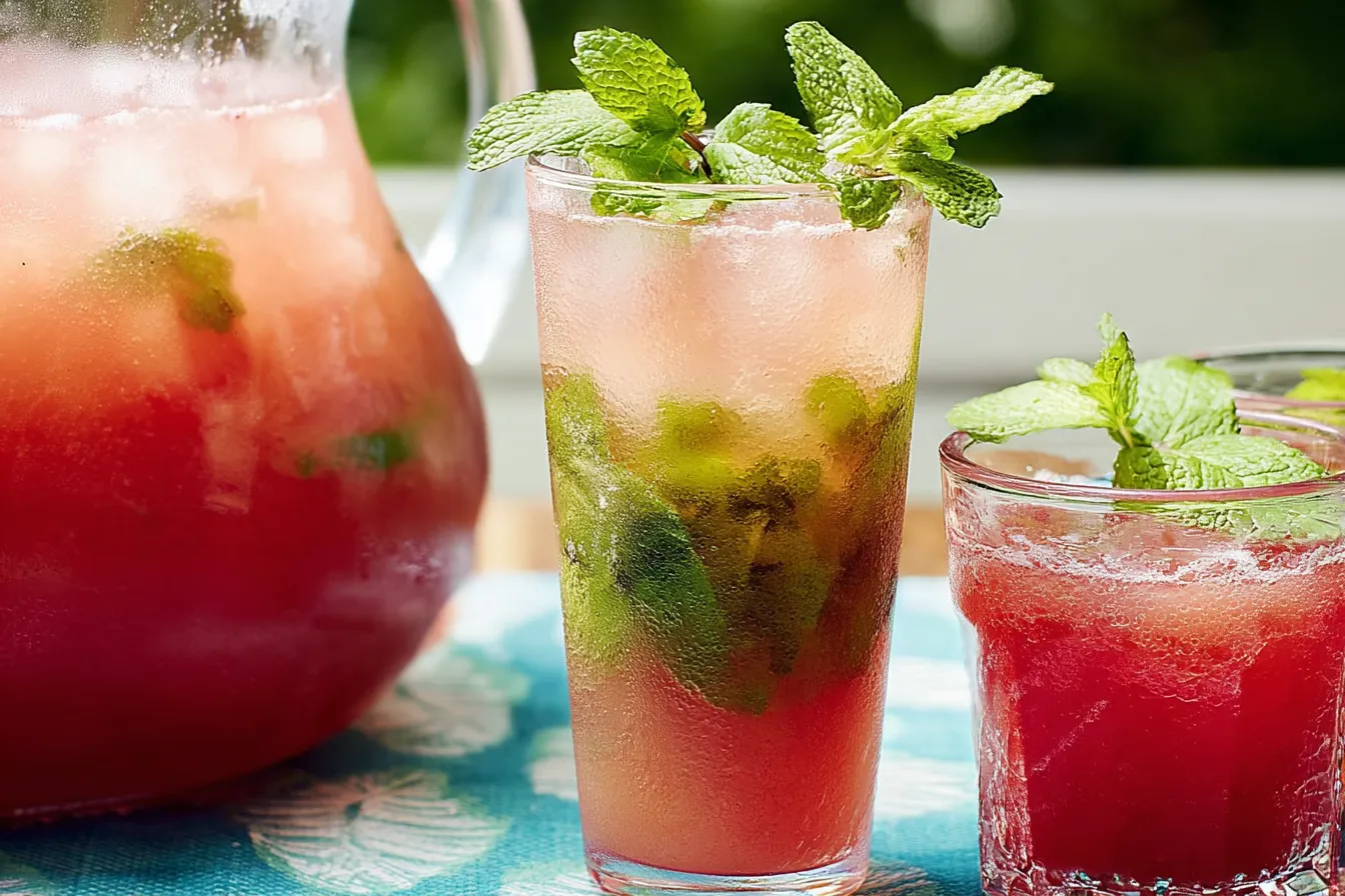Watermelon Mint Agua Fresca