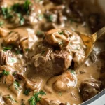Delicious Beef Stroganoff in Creamy Sauce