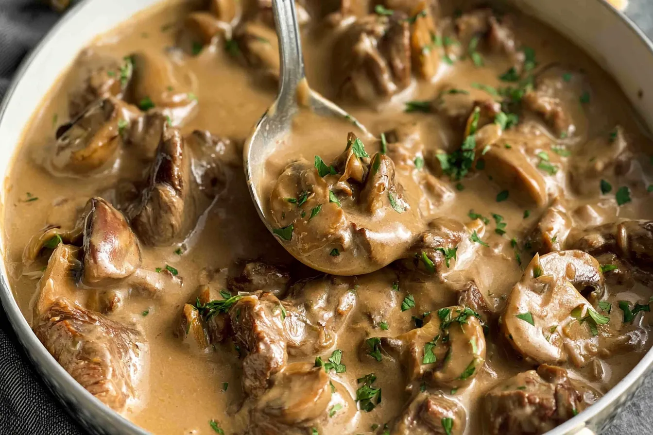 Beef Stroganoff