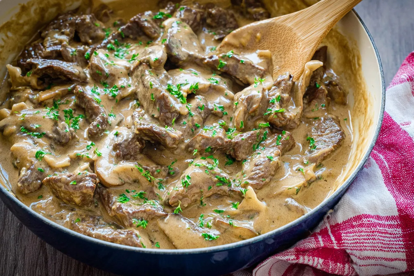 Beef Stroganoff